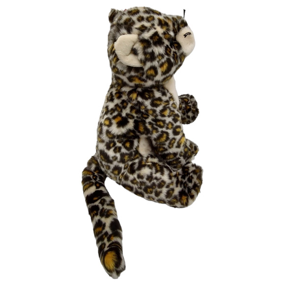 Ty Spotted Leopard 2000 12" Sneaky Beanie Baby 2021 14" Pink Lainey Squish A Boo - Picture 12 of 16